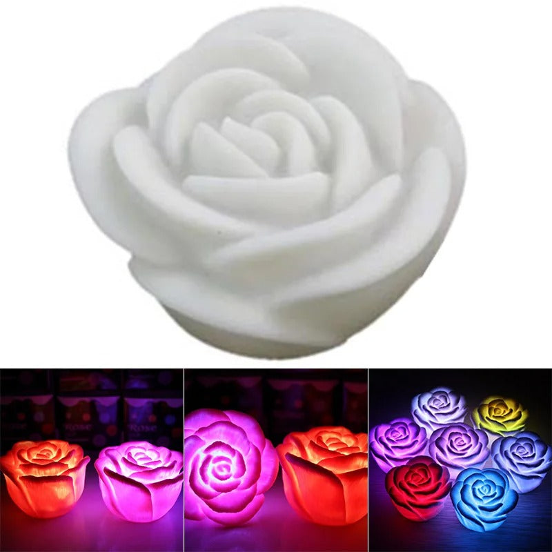 Romantic LED Rose Night Light